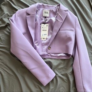 New Zara Purple Blazer with Tag